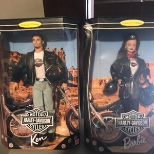 Harley Davidson Barbie and Ken